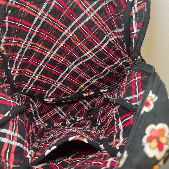 Vera Bradley Pirouette Floral Print Cotton Quilted Backpack Bag - Picture 7 of 10